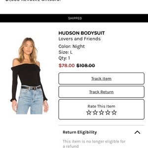 Lovers & Friends bodysuit - gently worn